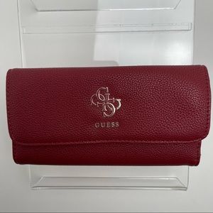 Guess Leather Wallet Clutch Purse New Without Tags